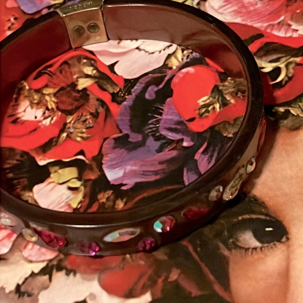 Beautiful, Vintage J Crew resin bracelet.